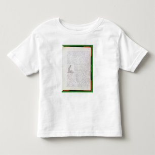 1902年1月9日の日記の記入項目、 トドラーTシャツ