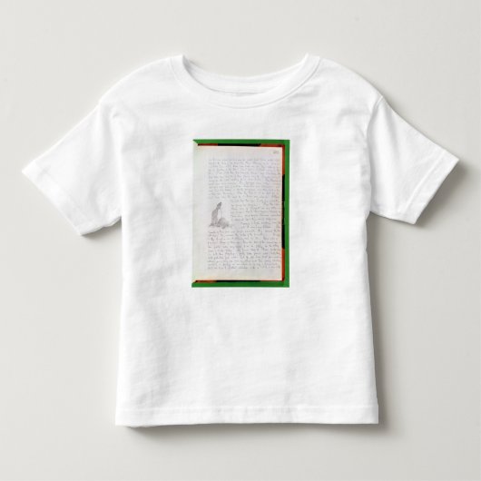 1902年1月9日の日記の記入項目、 トドラーTシャツ (正面)