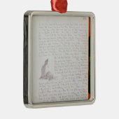 1902年1月9日の日記の記入項目、 メタルオーナメント (右)