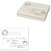 1903アムステルダムのポストカード(マークアートスタンプ付き) ラバースタンプ (押印)