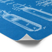 1903ブラウニング銃特許美術スケッチプリント ポスター (角)