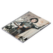 1903年のジョアン・オブ・アーク版木、銅版、版画 ノートブック (左側)