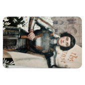 1903年のジョアン・オブ・アーク版木、銅版、版画 マグネット (横)