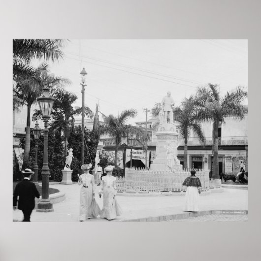 1903年のハバナの彫像 ポスター (正面)