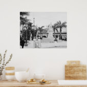 1903年のハバナの彫像 ポスター (キッチン)