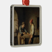 1903年の前の若い徒弟、 メタルオーナメント (右)