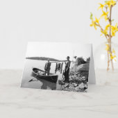 1903年のAdirondack Mts。 挨拶状 カード (黄色い花)