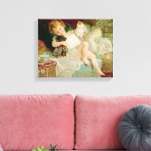 1903年のPears Annualより遊び仲間 キャンバスプリント (インサイチュ (リビング))