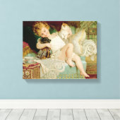 1903年のPears Annualより遊び仲間 キャンバスプリント (インサイチュ (ウッドフロア))