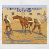 1903年カスタマイズ初のF Remingtonによるレッスン ビールラベル (シングルラベル)