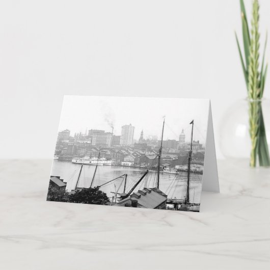 1903年ボルチモアメリーランドグリーティングカード カード (正面)