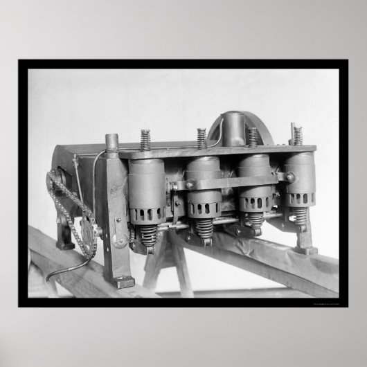 1903年子猫ホーク飛行用モーター ポスター (正面)