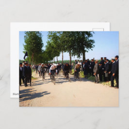 1903年頃のフランス初のツアーの開始カラー ポストカード