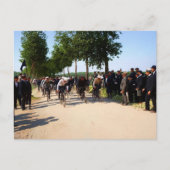 1903年頃のフランス初のツアーの開始カラー ポストカード (正面)