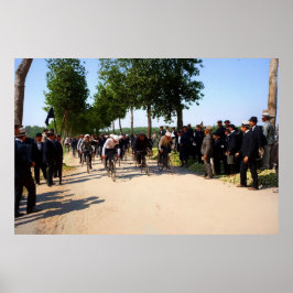 1903年頃のフランス初ツアーのスタート ポスター