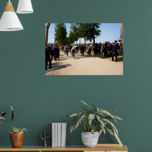 1903年頃のフランス初ツアーのスタート ポスター (リビング1)