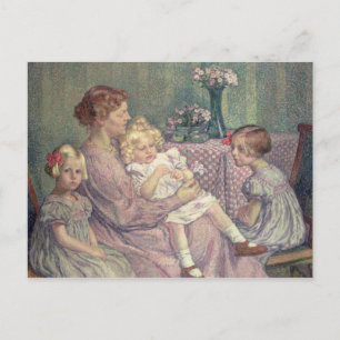 1903年、ベルデ夫人と彼女の子供たち ポストカード