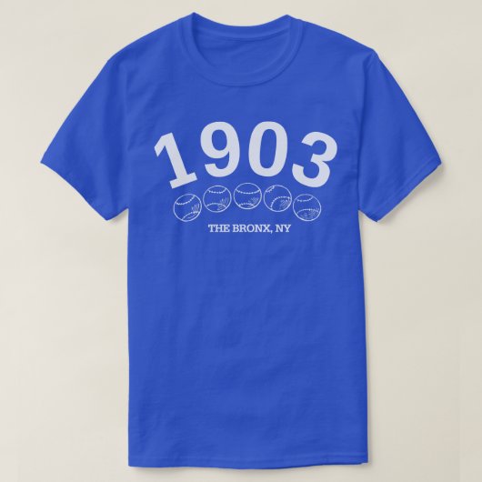 1903 NYY Tシャツ (デザイン正面)