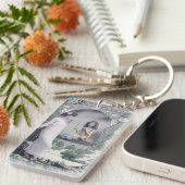 1904アールヌーボーバレンタイン キーホルダー (正面右)