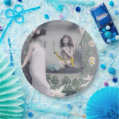 1904アールヌーボーバレンタイン ペーパープレート (パーティー)