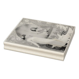 1904アールヌーボーバレンタイン ラバースタンプ