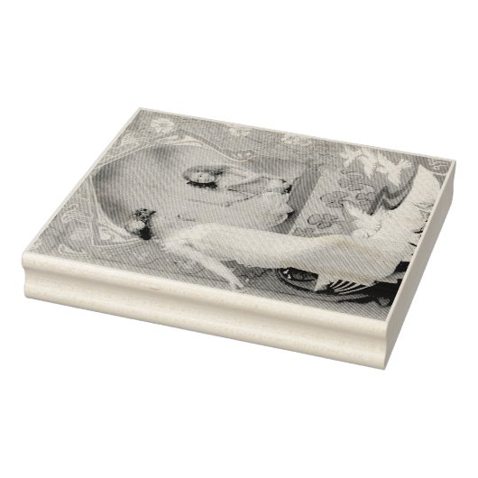 1904アールヌーボーバレンタイン ラバースタンプ (スタンプ)