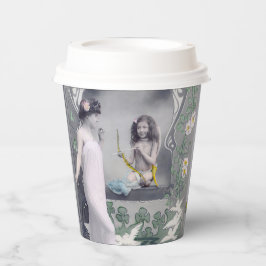 1904アールヌーボーバレンタイン 紙コップ