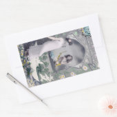 1904アールヌーボーバレンタイン 長方形シール (封筒)