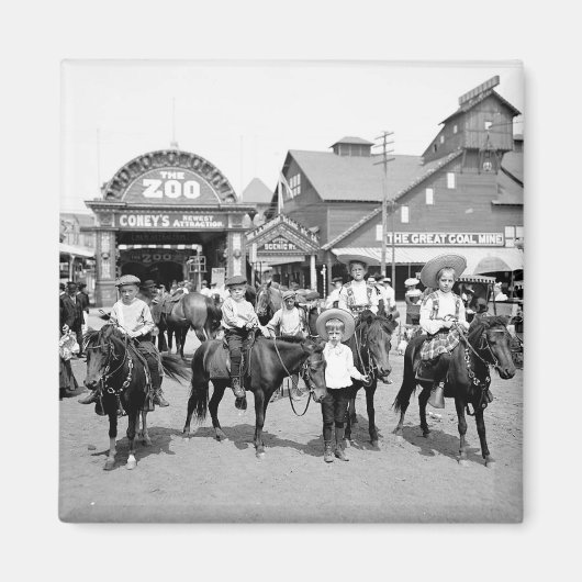 1904コニーアイランドNYマグネット マグネット (正面)