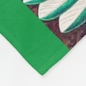 1904ハチドリプリント フリースブランケット (角)