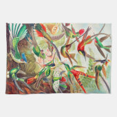 1904ハミングバードプリント キッチンタオル (横)