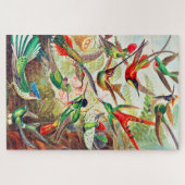 1904ハミングバードプリント ジグソーパズル (横)