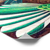 1904ハミングバードプリント ポスター (角)