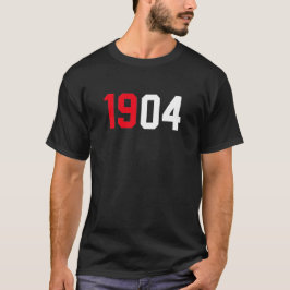 1904ベンフィカレッドホワイト Tシャツ