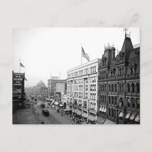 1904メインSt. Buffalo NYポストカード ポストカード (正面)