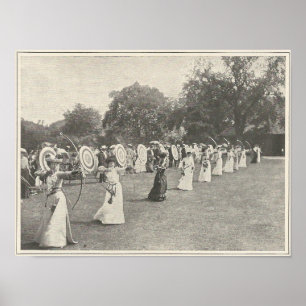 1904レディースアーチェリー競技会 ポスター