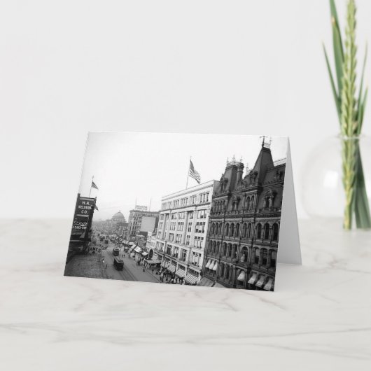 1904主要なSt.のバッファローNYの挨拶状 カード (正面)