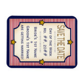 1904年いじめっ結婚た説教壇 マグネット (横)