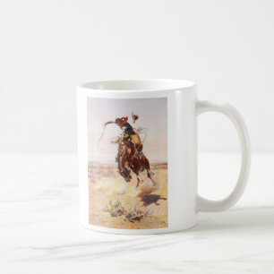 1904年にチャールズマリオンラッセル著悪いHoss コーヒーマグカップ