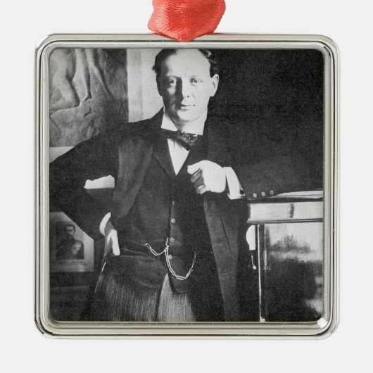 1904年にWinstonのスペンサーChurchill メタルオーナメント (正面)