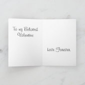 1904年のアール・ヌーヴォー風バレンタインカード カード (内部)