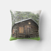 1904年のコロラド州の小屋の枕 クッション (裏面)