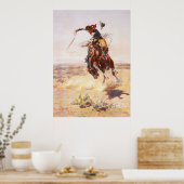 1904年のチャールズ・マリオン・ラッセルの悪いホス ポスター (キッチン)