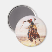 1904年のチャールズ・マリオン・ラッセルの悪いホス マグネット (正面/裏面)