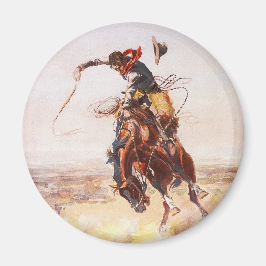 1904年のチャールズ・マリオン・ラッセルの悪いホス マグネット (正面)