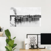 1904年の浸水列車 ポスター (ホームオフィス)