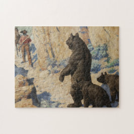 1904年の道にクマ ウィリアム・ロビンソン・リア ジグソーパズル