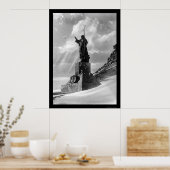 1904年アンデスのキリスト像 ポスター (キッチン)