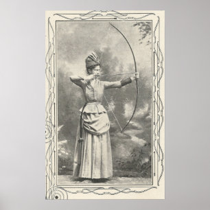 1904年アーチェリー女優勝 ポスター