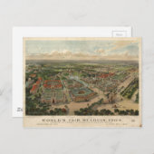 1904年セントルイス万国博覧会 ポストカード (正面/裏面)